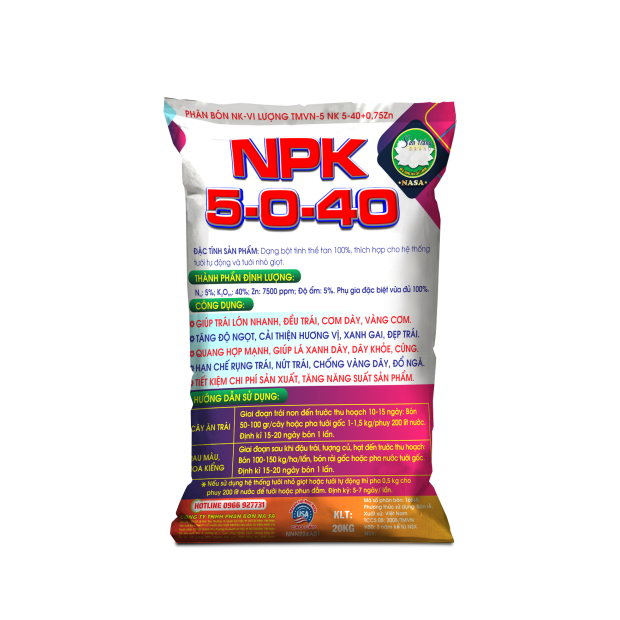 NPK 5-0-40